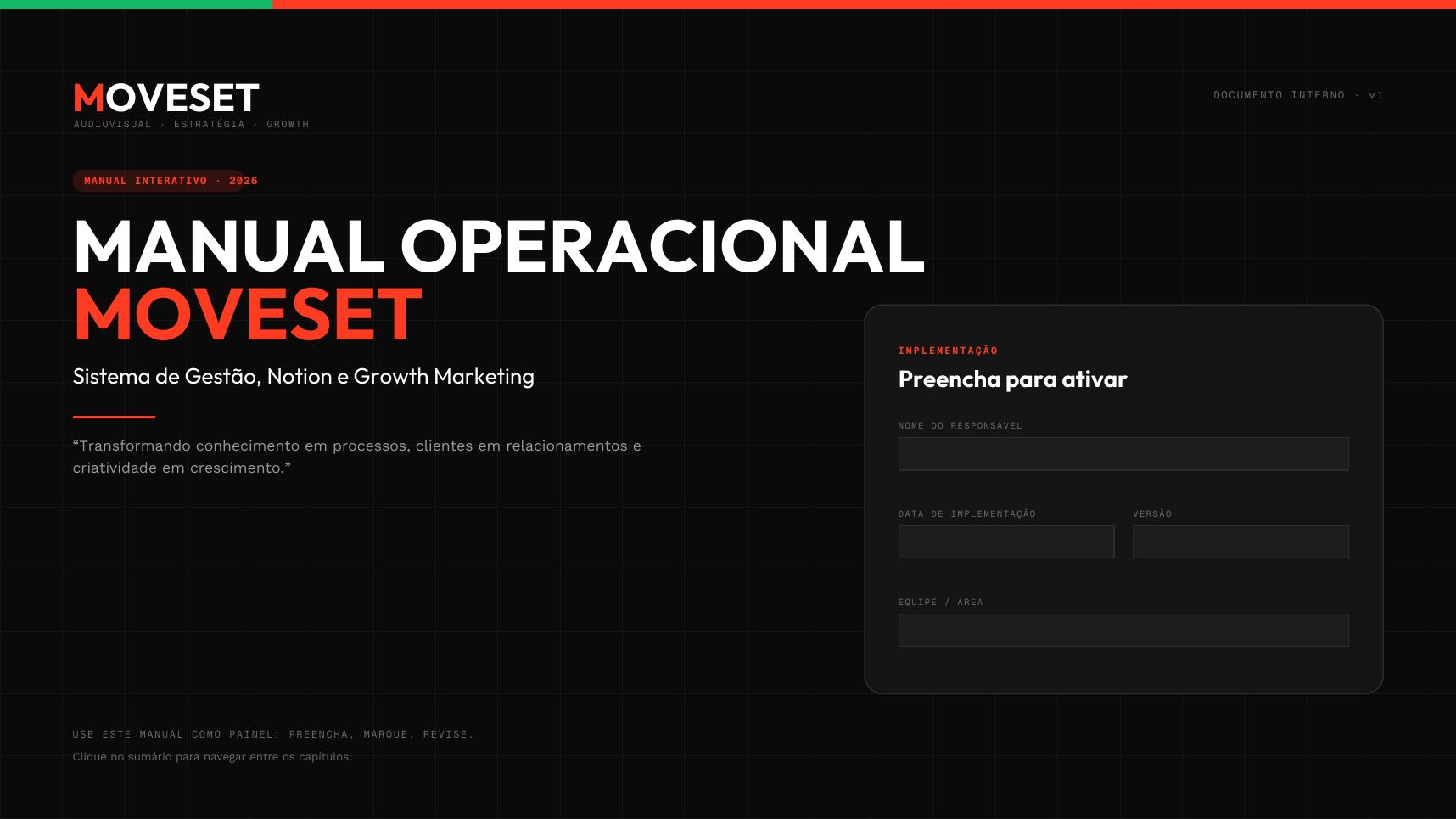Manual Operacional MOVESET